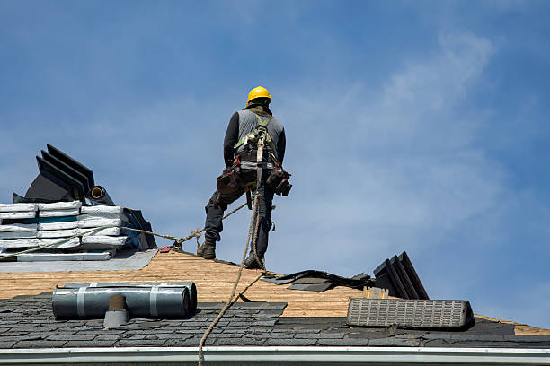 Professional Metal Roofing technician working in Escalon, CA
